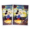 Image 1 : A Pair of Mickey 50th Anniversary Portrait Prints.