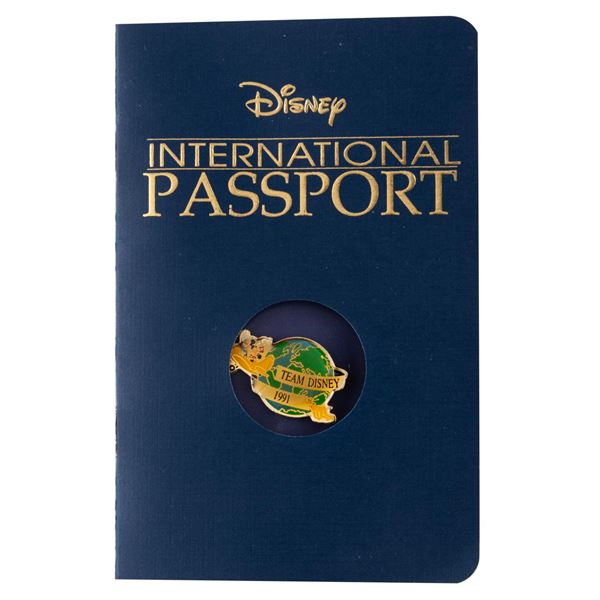 A "Team Disney" International Passport Pin.
