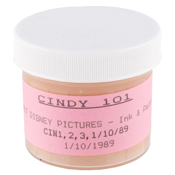 A Walt Disney Pictures Animation Cinderella Ink & Paint Jar.