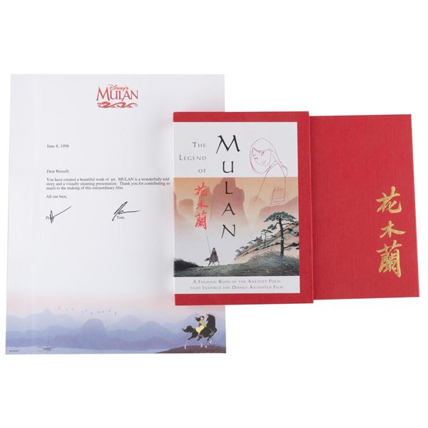 A Feature Animation Gift "The Legend of Mulan" Book.