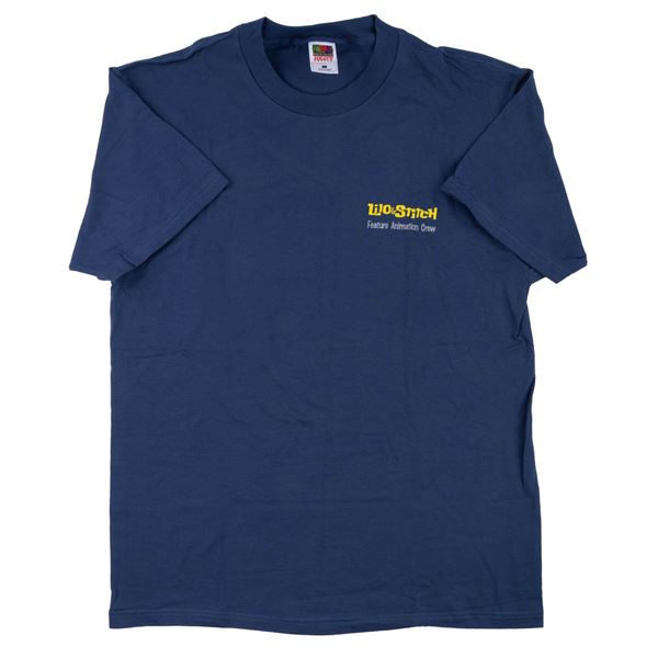 A "Lilo & Stitch" Feature Animation Crew T-Shirt.