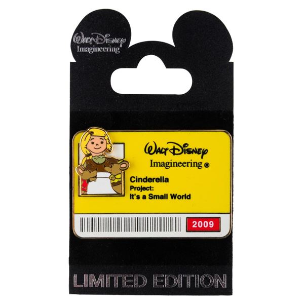 A Walt Disney Imagineering Cinderella/It's a Small World Pin.
