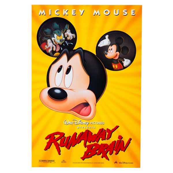 A "Runaway Brain" One-Sheet.
