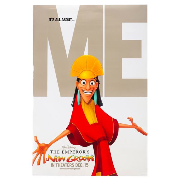 A "The Emperor's New Groove" Advance One-Sheet.