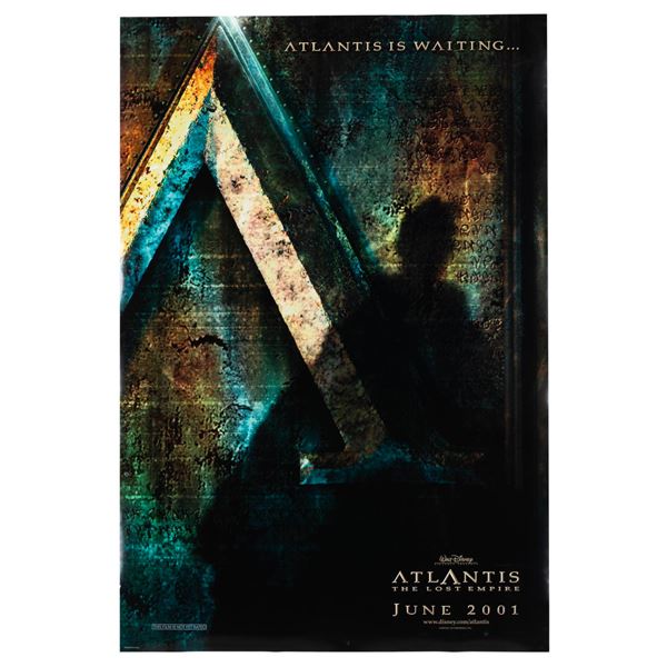 An "Atlantis: The Lost Empire" Teaser One-Sheet.