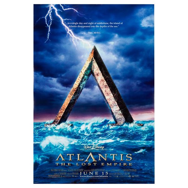 An "Atlantis: The Lost Empire" One-Sheet.