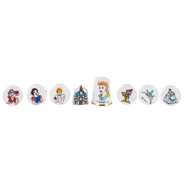 A Disney Princess Thimble and Ceramic Bead Collection.