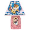 Image 1 : A "Beauty and the Beast" Lamp with Glow-In-The-Dark Shade.