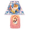 Image 2 : A "Beauty and the Beast" Lamp with Glow-In-The-Dark Shade.