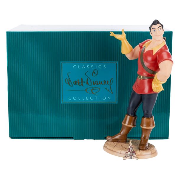 A WDCC Gaston "Village Hearthrob" Figure.