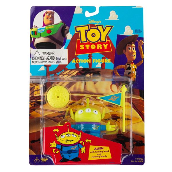An Original "Toy Story" Alien Action Figure.