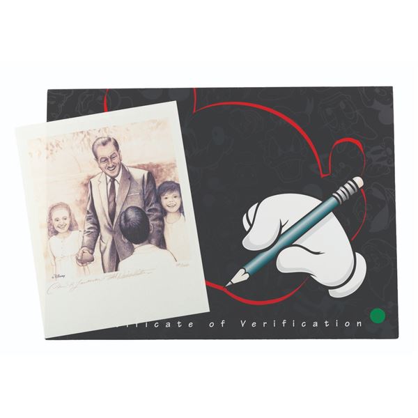 An Uncle Walt "It Was All Started by a Man" Print.