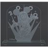 Image 1 : A Millennium Mickey Etched Glass Plaque.