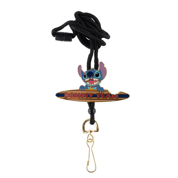 A Walt Disney World Cast Member Stitch Lanyard.