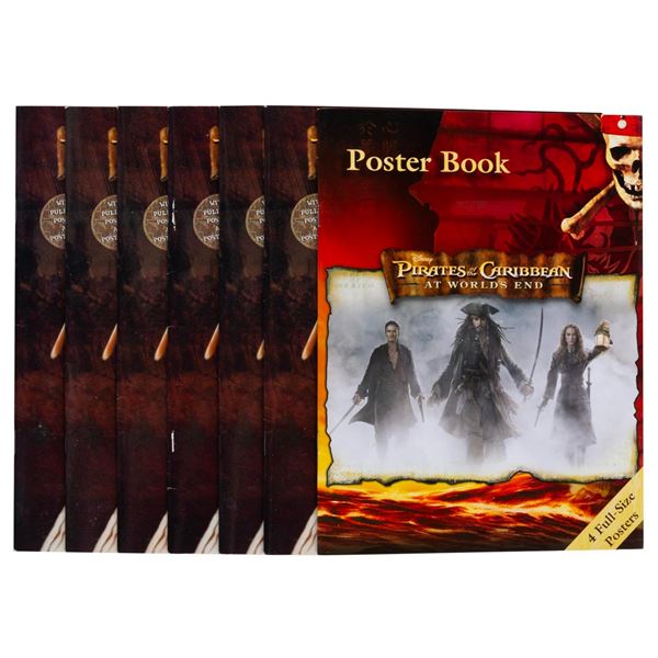 Seven "Pirates of The Caribbean" Movie Poster Books.
