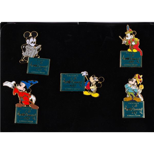 A WDCC Mickey Mouse Pin Set.