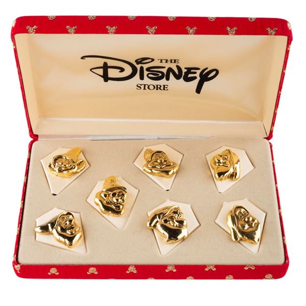 A Boxed Set of Seven Dwarfs Pins.
