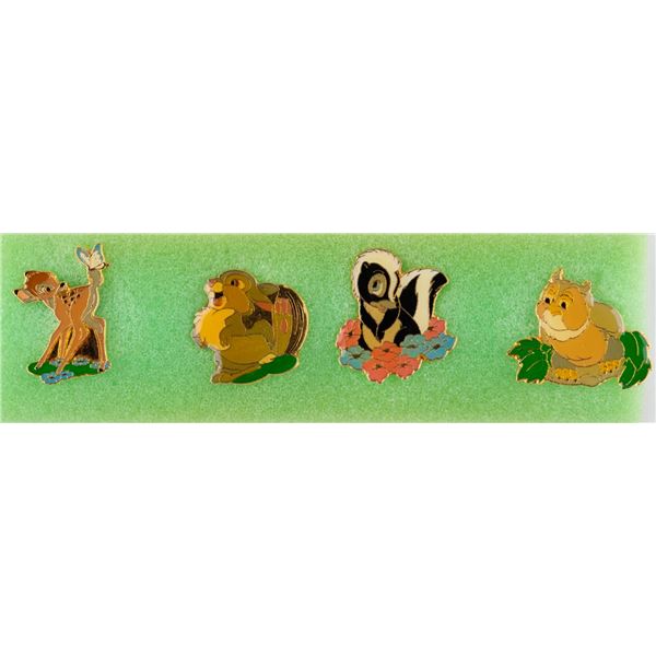 A Very Early Set of "Bambi" Character Pins.