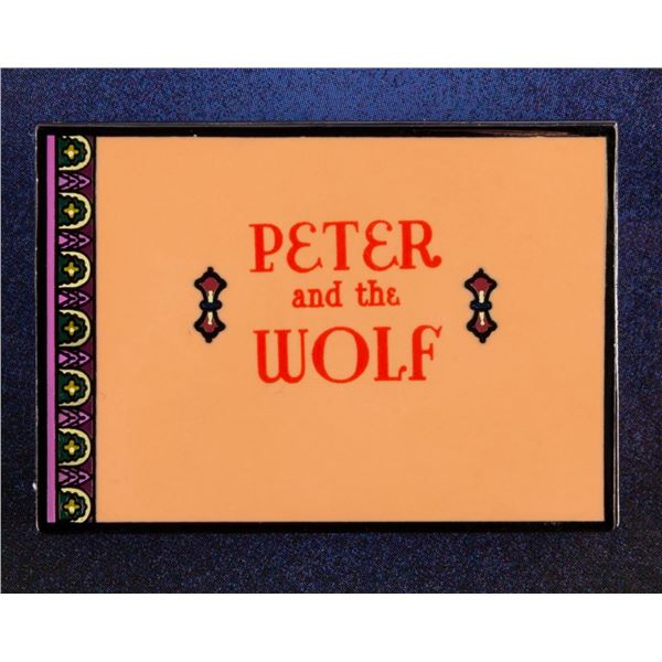 A Disney Catalog "Peter and the Wolf" Storybook Pin.