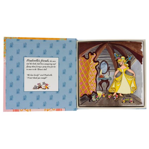 A "Cinderella: A Dress for the Ball" Storybook Collection Pin.