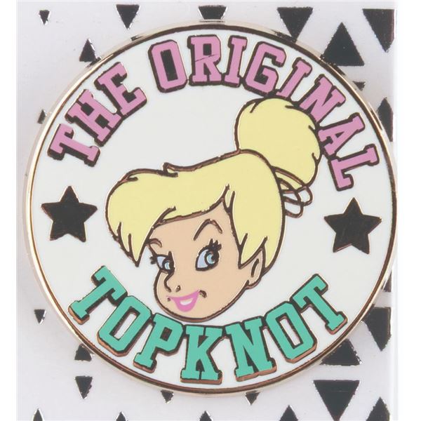 A Tinker Bell Top Knot Pin.
