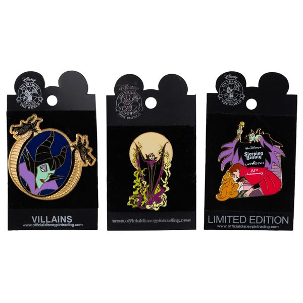 A Trio of Maleficent Pins.