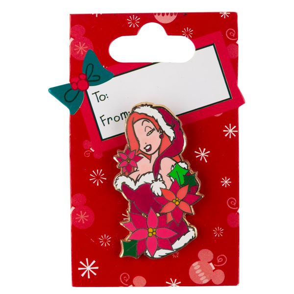 A Jessica Rabbit Christmas Pin.