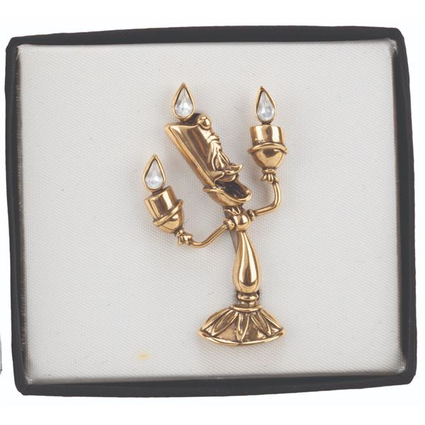 A "Beauty and the Beast" Lumiere Pin in Box.