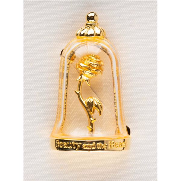 A "Beauty and the Beast" Enchanted Rose Brooch.