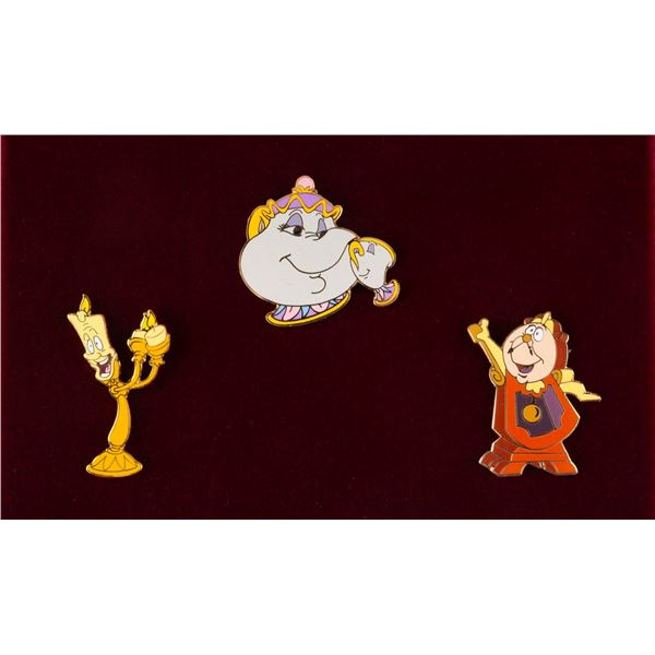 A WDCC "Beauty and the Beast" Pin Set.
