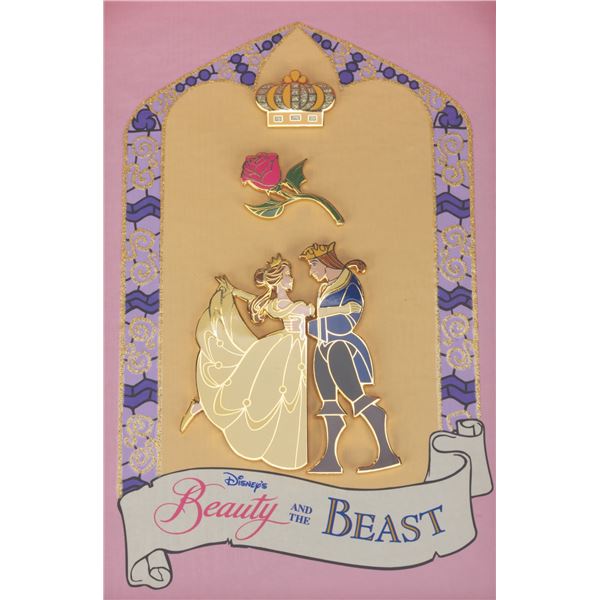 A "Beauty and the Beast" Limited Edition Pin Set.