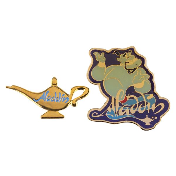 A Pair of Studio Exclusive "Aladdin" Pins.