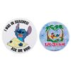 Image 1 : A Pair of Early "Lilo & Stitch" Buttons.