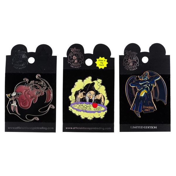 A Trio of Villain Pins.