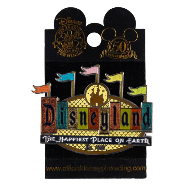 A Disneyland 50th Marquee Pin.