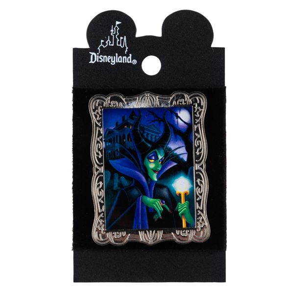 A Haunted Mansion & Maleficent Framed Pin.