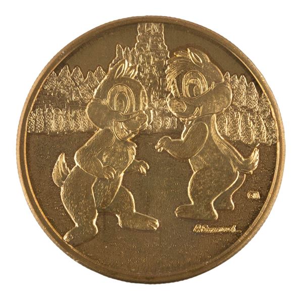 A Disneyland "Celebrating Chip N' Dale" Coin