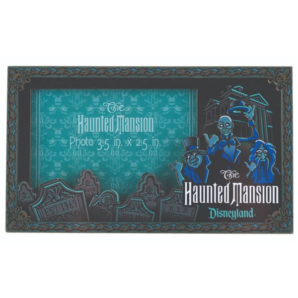 A Disneyland Haunted Mansion Souvenir Photo Frame.