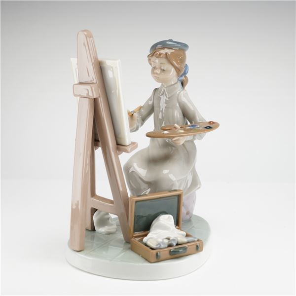 Lladro Still Life Artist Porcelain Figurine 01005363