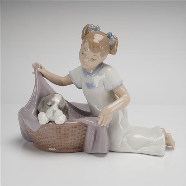 NAO by Lladro Porcelain Figurine, It's Time to Sleep