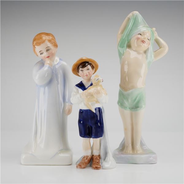 Three Royal Doulton Figurines Darling To Bed Special Friend