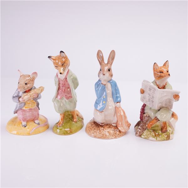 Collection of Four Royal Albert and Beswick Potter Figurines
