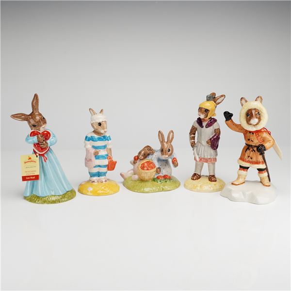 5pc Royal Doulton Bunnykins Figurines