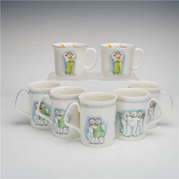 7pc Royal Doulton The Snowman Gift Collection Bone China Mugs & Beakers