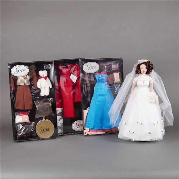 4pc Gene Marshall Monaco Bride by Ashton-Drake w/ Outfits & COA