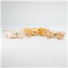 Image 3 : 3pc Beswick Porcelain Dog Figurines- Lab, Golden & JRT