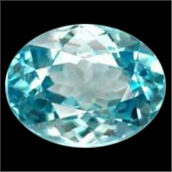 1.13ct Nice Oval Facet Blue Zircon (GEM-13130)