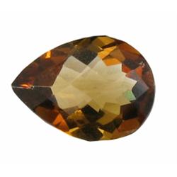 9.36ct Pear Cut Flawless Natural Full of Fire Imperial Topaz Pear Appraisal Estimate $2387 (GEM-2086