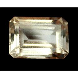 9ct Rare Golden Fire Imperial Topaz Emerald Cut FLAWLESS Appraisal Estimate $1650 (GEM-17522)