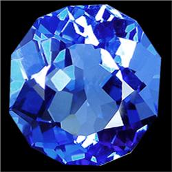 38.08ct Round Cornflower Blue Quartz Brazil  (GEM-17452)